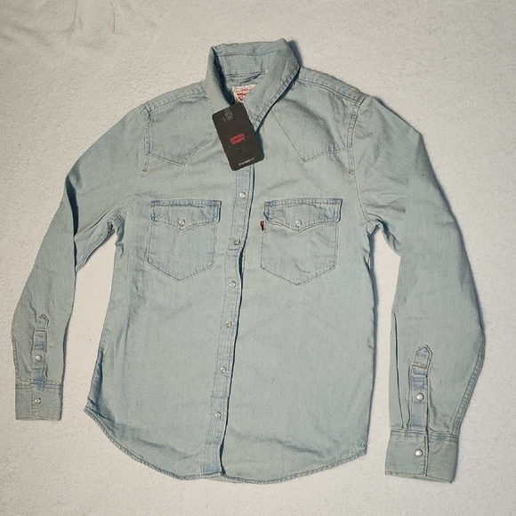 Light Blue Denim Shirt - Picture 7 of 7